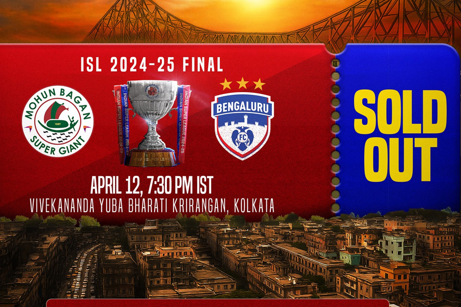 All the tickets for ISL Final Sold out