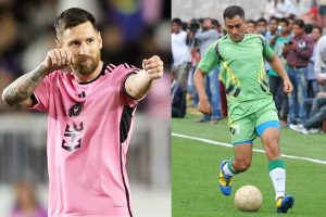 IPL 2025: Lionel Messi-MS Dhoni playing football together! Video goes viral.