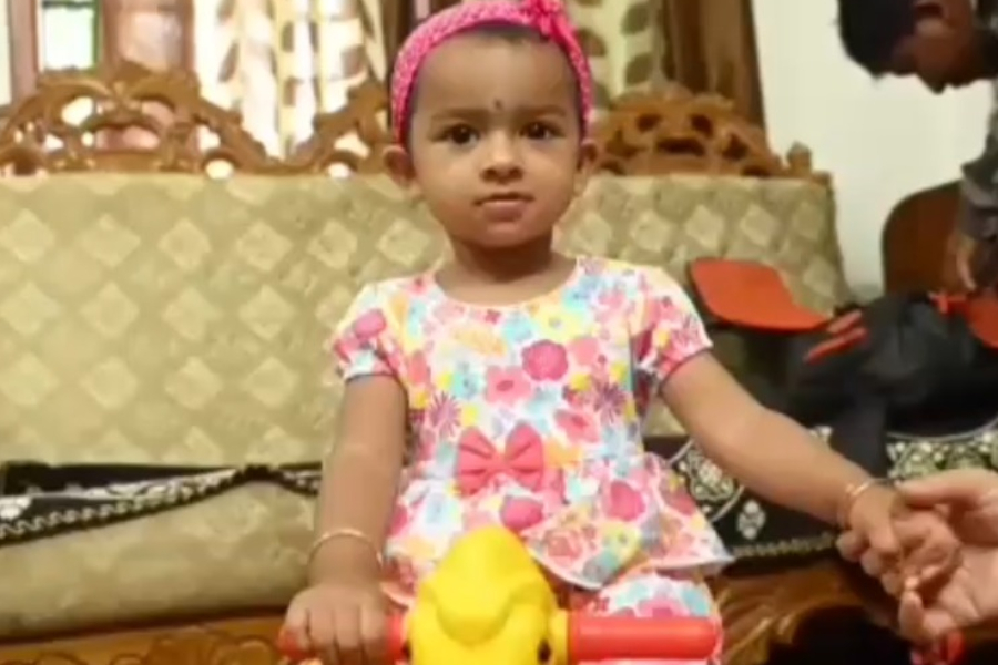 Alipurduar's 1 year old child's name in India Book of Records