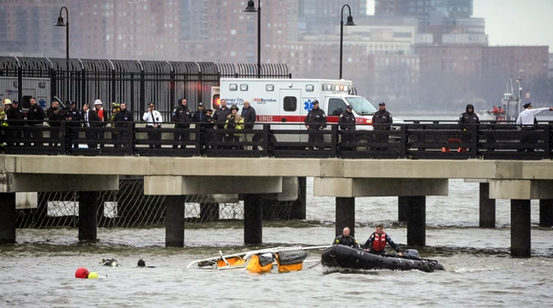 6 Killed In Helicopter Crash In New York's Hudson River