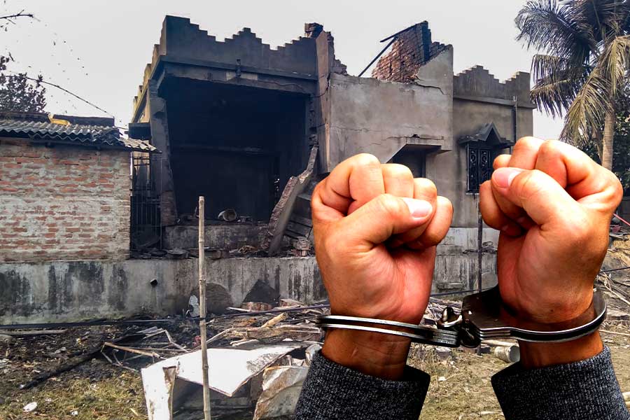 Accused Tushar Banik arrested in Dholahat Blast