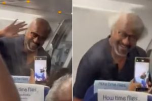 Rajinikanth flies economy class, fans call him 'ever-humble superstar'