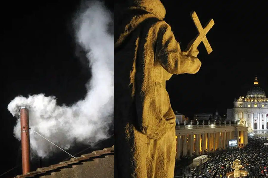 White smoke reveals the name, the fascinating process of electing a new Pope