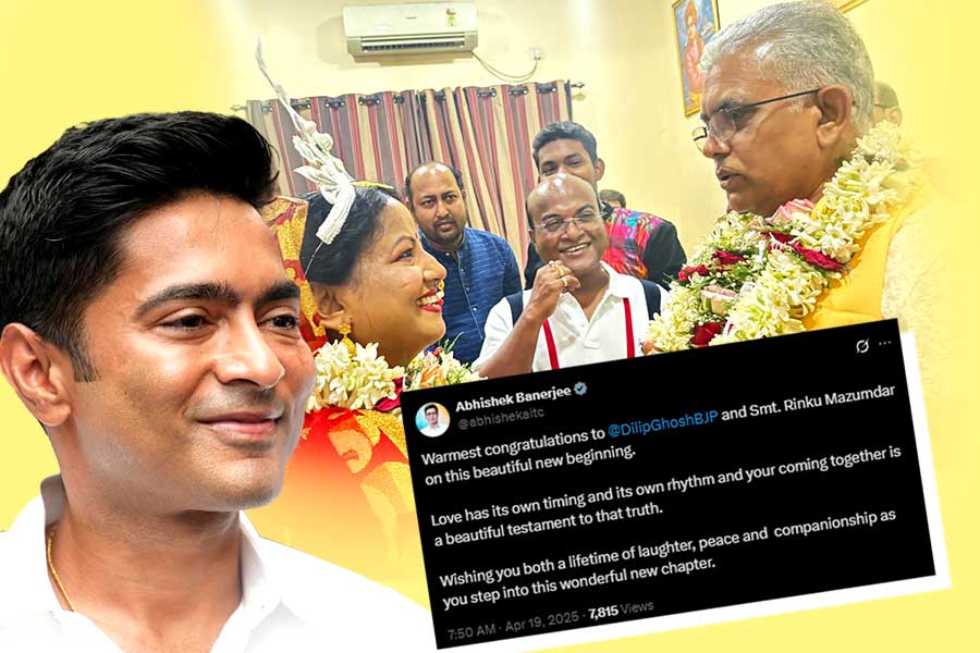Abhishek Banerjee Congrats Dilip Ghosh And Rinku Majumder