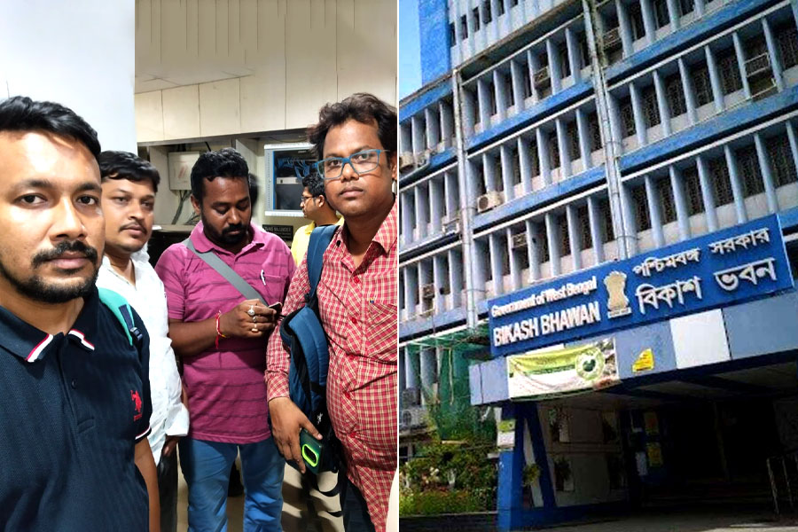 SSC Recruitment Case: Protesting teachers meet SSC Chairman at Bikash Bhavan