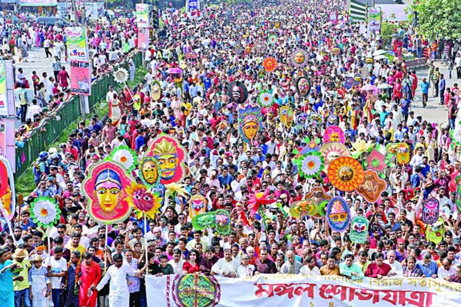 Bangladesh fundamentalist issued to change the name of mangal shobhajatra on bengali-new year