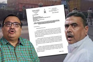 Suvendu Adhikari asking for NIA investigation in Murshidabad vandalization in rail station
