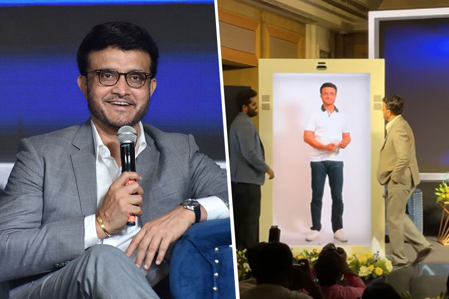 Sourav Ganguly reveals his AI avatar