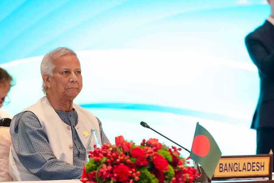 Yunus spoke about Bangladesh election in bimstec